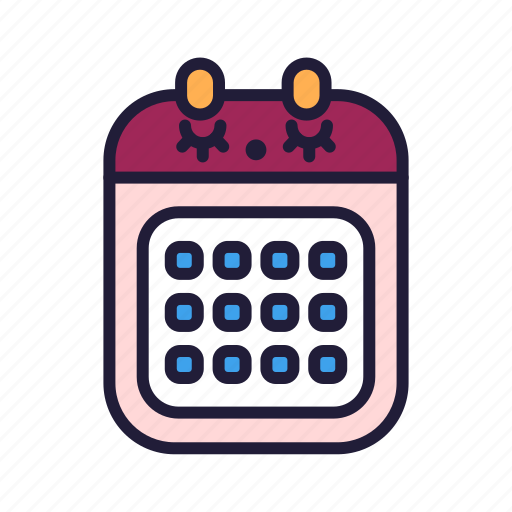 Stationery, office, school, education, schedule, calendar icon - Download on Iconfinder