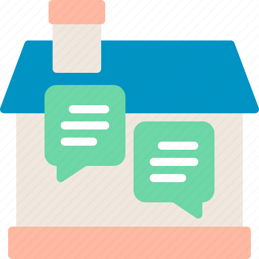 Chat, communication, converation, home, message icon - Download on Iconfinder