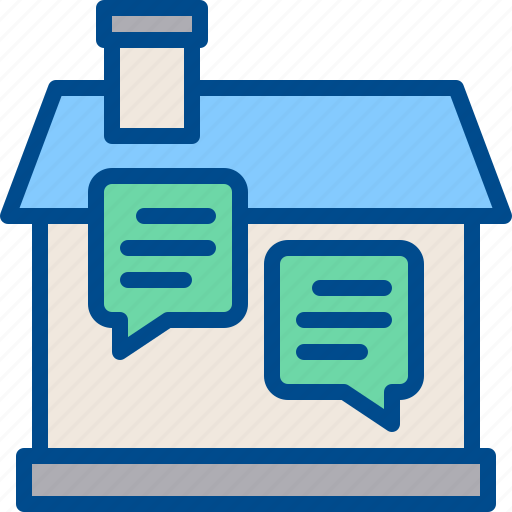 Chat, communication, converation, home, message icon - Download on Iconfinder
