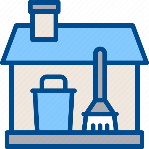 Broom, bucket, cleaning, home, washing icon - Download on Iconfinder