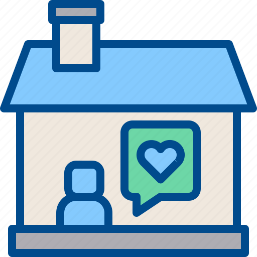 Home, lockdown, quarantine, safe, safety, stay icon - Download on Iconfinder