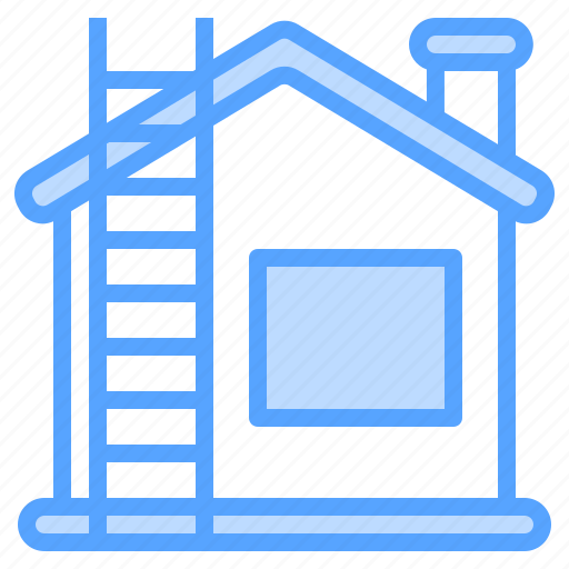 Home, house, maintenance, mechanic, repair, stair icon - Download on Iconfinder
