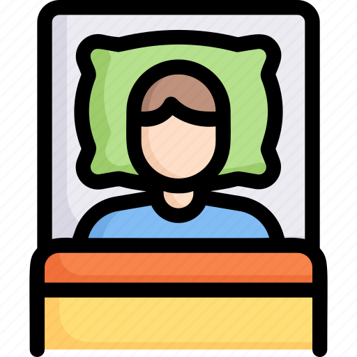 Activities, bedroom, enjoy, hobby, lifestyle, sleeping, stay at home icon - Download on Iconfinder