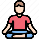 activities, enjoy, hobby, lifestyle, relax, stay at home, yoga pose