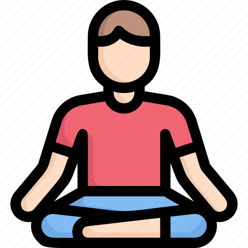 Activities, enjoy, hobby, lifestyle, relax, stay at home, yoga pose icon - Download on Iconfinder