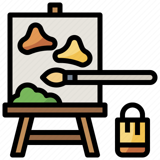 And, architecture, brush, canvas, city, paint, painting icon - Download on Iconfinder