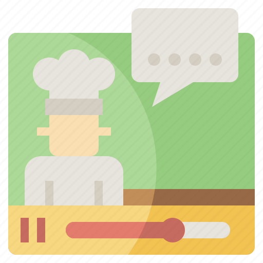 Cheff, cooking, food, hat, multimedia, show, smartphone icon - Download on Iconfinder