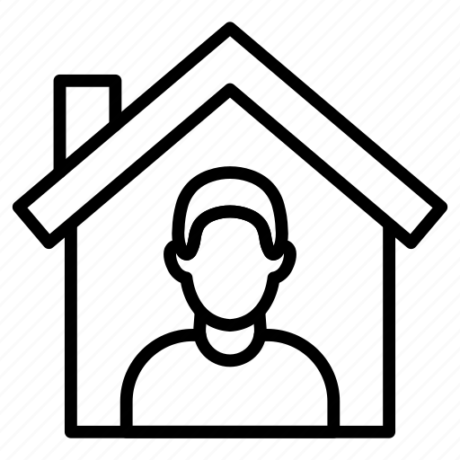 House, avatar, stay, home, quarantine icon - Download on Iconfinder