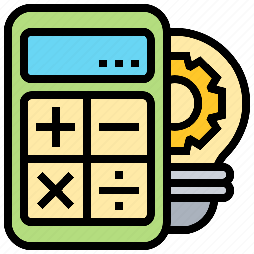 Accounting, analysis, calculator, idea, mathematics icon - Download on Iconfinder