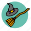 broom, evil, fly, halloween, magic, witch 