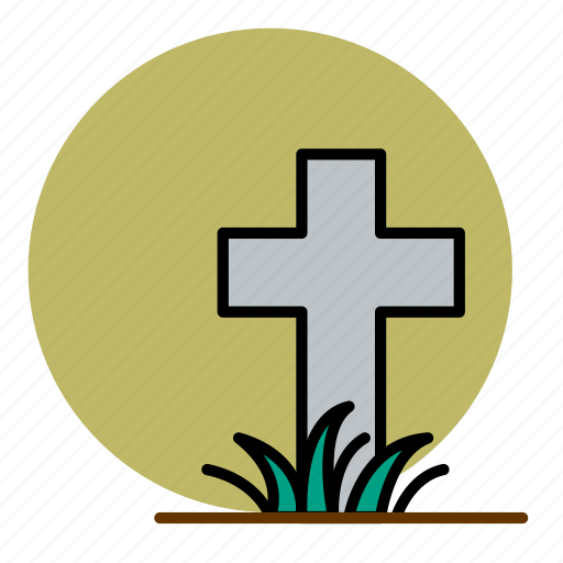 Cemetery, cross, death, grave, graveyard, halloween icon - Download on Iconfinder
