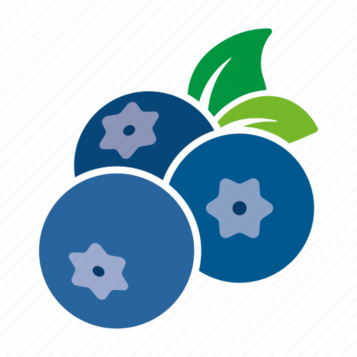 Blueberries, blueberry, food, fruit, sticker icon - Download on Iconfinder