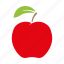 apple, food, fruit, red, sticker 