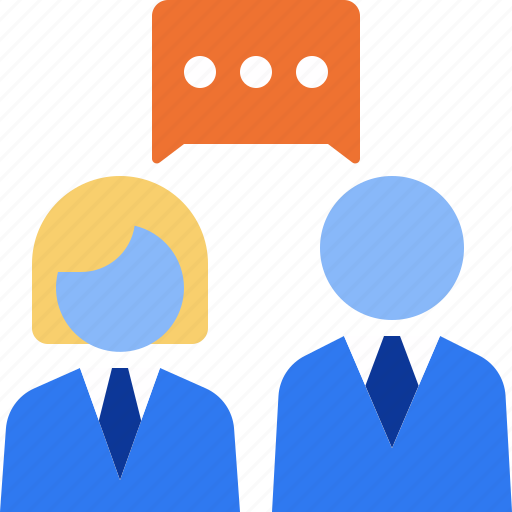 Conversation, talk, discussion, business, office, finance, work icon - Download on Iconfinder
