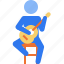 acoustic, guitar, music, musician, musical instrument, instrument, musical, stick figure 