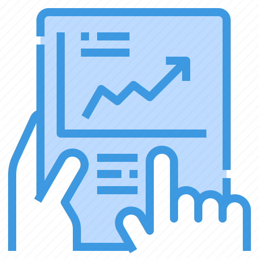 Growth, analytics, stock, graph, document icon - Download on Iconfinder