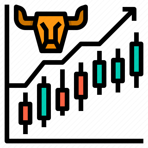 Uptrend, trend, bull, investment, candlestick icon - Download on Iconfinder