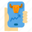 bull, market, stock, up, arrow, smartphone, trading 