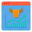 uptrend, trend, bull, market, investment, data, analytics 