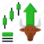 bull, market, trading, chart, investment, stock, economy 