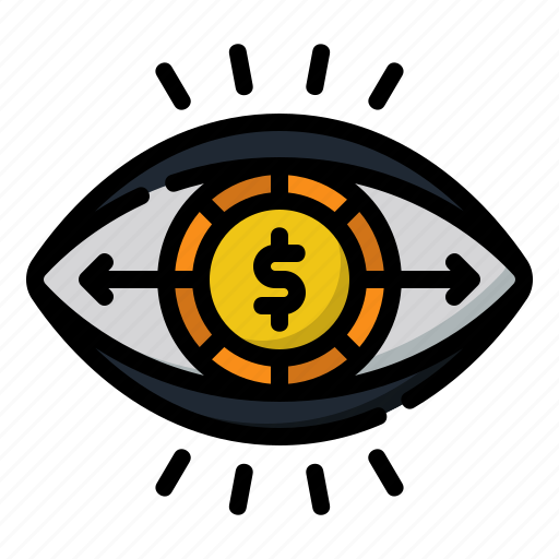 Vision, earning, view, dollar, marketing, eye, money icon - Download on Iconfinder