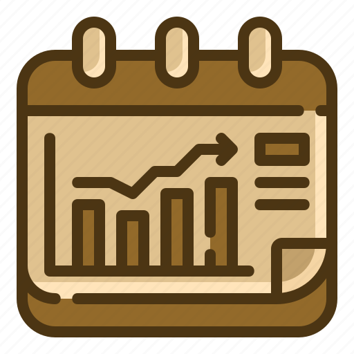 Calendar, money, growth, time, date, dollar, statistics icon - Download on Iconfinder