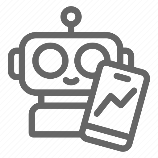Ai, machine, market, robot, stock icon - Download on Iconfinder