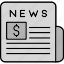 newspaper, feed, media, news, press, release, rss, subscribe, icon 