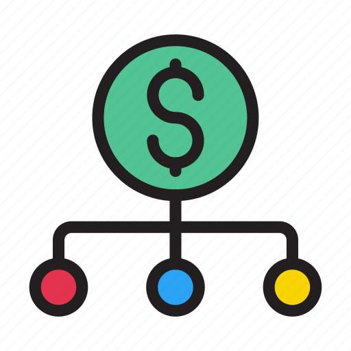 Dollar, network, marketing, investment, money icon - Download on Iconfinder