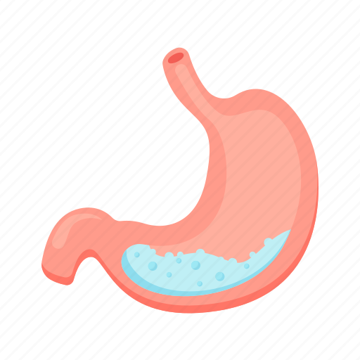 Inside, flat, icon, stomach, digestion, pain, symptom icon - Download on Iconfinder