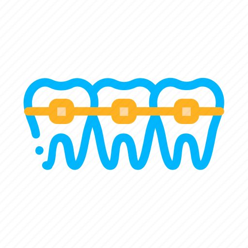 Braces, dentist, stomatology, teeth icon - Download on Iconfinder