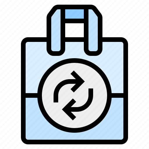 Bag, global, plastic, reuse, warming icon - Download on Iconfinder