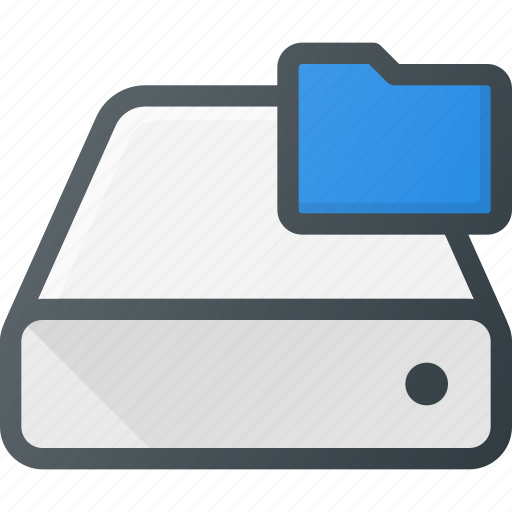 Disk, drive, folder, hard, storage icon - Download on Iconfinder