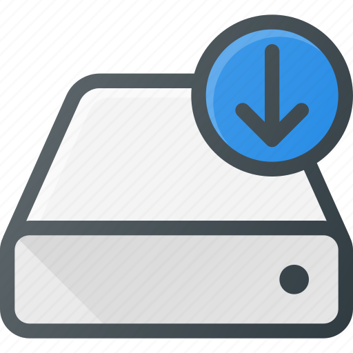 Disk, download, drive, hard, storage icon - Download on Iconfinder