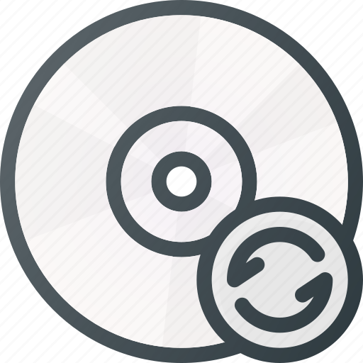 Compact, disk, drive, reload, storage icon - Download on Iconfinder