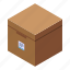 carton, box, storage, document, isometric 