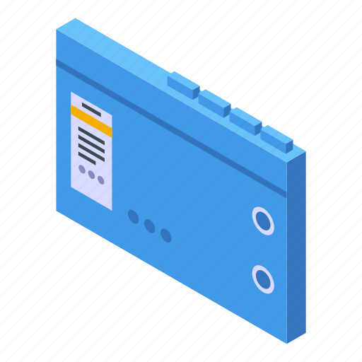 Storage, document, form, isometric icon - Download on Iconfinder