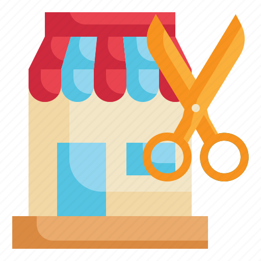 Barber, shop, scissors, shopping, store icon icon - Download on Iconfinder