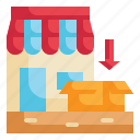 box, delivery, shop, sale, shopping, package, store icon