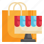 online, bag, shop, purchase, shopping, web, store icon 