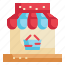 shop, purchase, basket, shopping, store icon