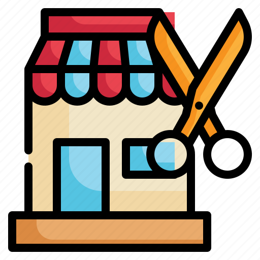 Barber, shop, scissors, store icon icon - Download on Iconfinder