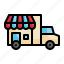 delivery, truck, shop, shopping, shipping, store icon 
