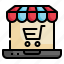online, shop, sale, purchase, shopping, web, internet, store icon 