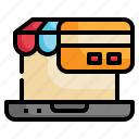 payment, online, shop, credit, card, shopping, web, store icon