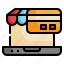 payment, online, shop, credit, card, shopping, web, store icon 