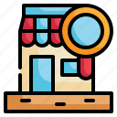 search, shop, find, shopping, store icon