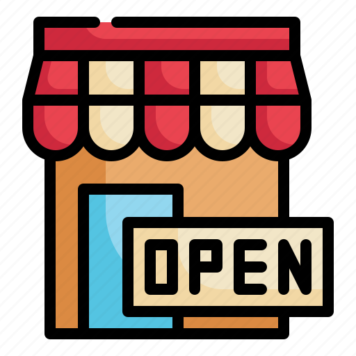 Shop, open, sale, shopping, store icon icon - Download on Iconfinder
