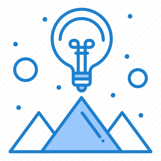 Creative, idea, mountain, solution, strategy icon - Download on Iconfinder