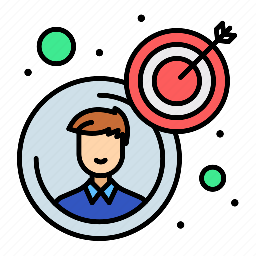 Business, goal, man, target icon - Download on Iconfinder